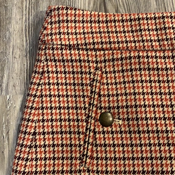 NWOT Ann Taylor Loft houndstooth skirt w pockets - Picture 3 of 5